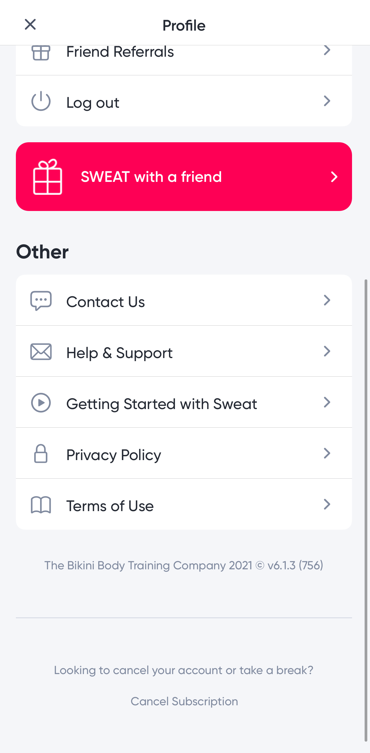 How do I cancel my Sweat app subscription? Sweat Support